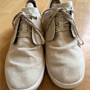 Merrell Men's Beige Canvas Lace-Up Sneakers